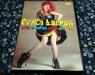 Cindy Lauper / 1986 & 1991 Japan / Rare Live Import / 1dvd /