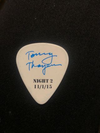 KISS Kruise V 5 Guitar Pick Tommy Thayer Signed Autograph Alive 11/1/15 Night 2 2