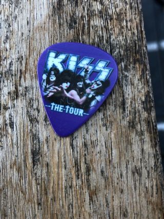 Kiss Tour Guitar Pick Live Icon Gene Simmons Rock Band 8/11/12 Las Vegas Nv