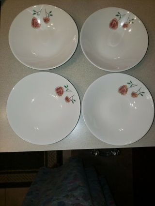 Mid Century Iroquois China Rosemary 7 3/4 Inch Soup Cereal Bowls