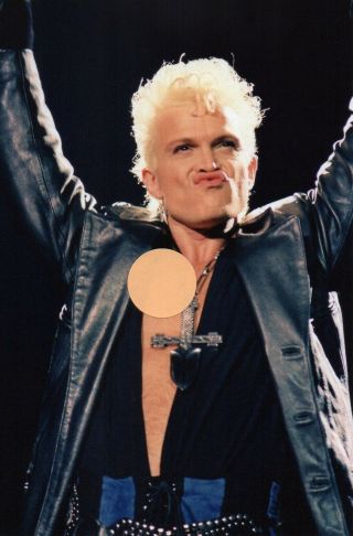 Billy Idol 10 - 4x6 Color Concert Photo Set 1aa