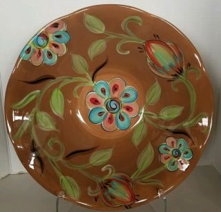 Gail Pittman Floral Southern Living At Home Cottage Garden Serving Bowl