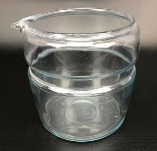 Vintage Pyrex Glass Flameware 4 - 6 Cup Coffee Percolator Pot Carafe Body