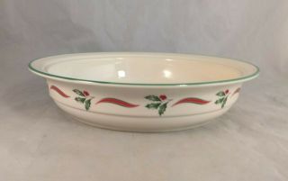 Lenox Country Holly (chinastone) 9 3/4 " Round Vegetable Serving Bowl