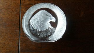 Mats Jonasson Signed And Numbered Eagle Paper Weight