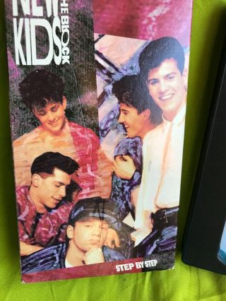 Nkotb Kids On The Block Step By Step Music Video Vhs 1990 Vcr Tape