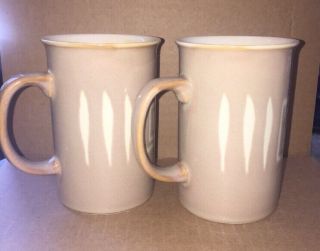 Mikasa Potter ' s Craft Stone Canyon Cappuccino Mug Set Of 2 EUC 3