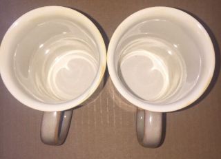Mikasa Potter ' s Craft Stone Canyon Cappuccino Mug Set Of 2 EUC 4
