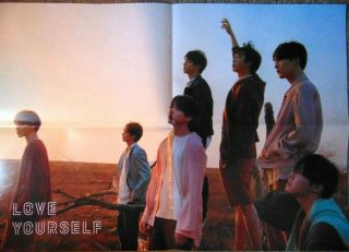 Bts Love Yourself Tear Y Version Official Album Folded Poster Kpop K - Pop Uk