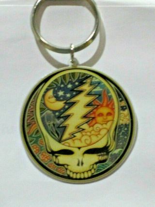 Grateful Dead Dan Morris Syf Steal Your Face Night And Day Metal Key Chain