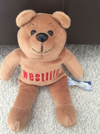 Westlife Brown Beanie Bear
