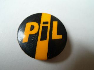 Pil Public Image Limited Vintage Metal Badge 1 " Button Pin Sex Pistols