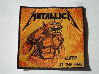 Metallica Jump In The Fire Embroidered Patch