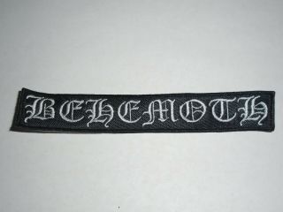 Behemoth Black Metal Embroidered Patch