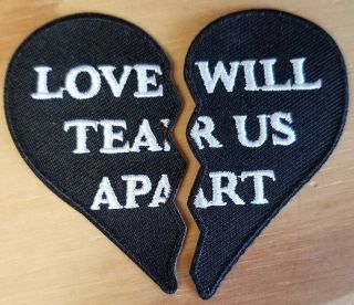 Love Will Tear Us Apart 2 Patch Set - Joy Division -