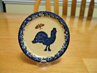 Pfaltzgraff America Collectors Club Mini Plate Rooster Handmade For Convention
