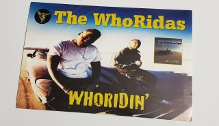 The Whoridas " Whoridin " Promo Sticker Rap