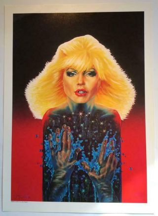Harry Debbie 1979 Poster By: Alan Morgan,  30 Cm X 41 Cm