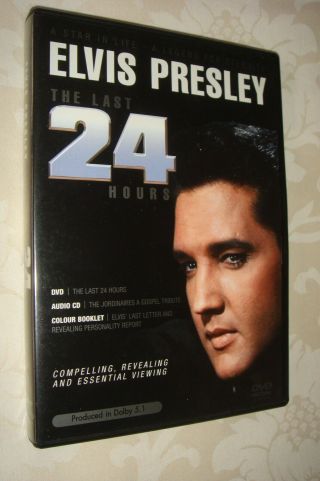 Elvis Presley " The Last 24 Hours " Dvd,  Cd,  Booklet In A Box Set