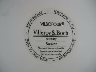 Villeroy & Boch Basket Pattern Round 8 1/2 