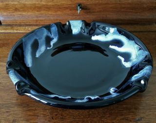 Vintage Blue Mountain Pottery Canada BMP Large Ashtray Dish Granite Glaze 4