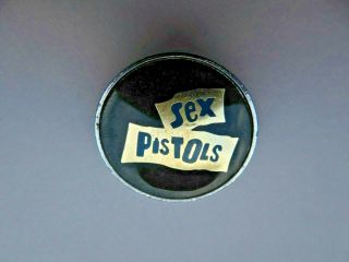 Vintage Sex Pistols Metal Punk Pin Badge.