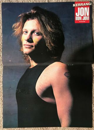 Jon Bon Jovi - 1995 Uk Magazinel Centrefold Poster