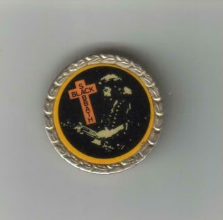 Vintage Black Sabbath Metal Pin Badge 1979/80