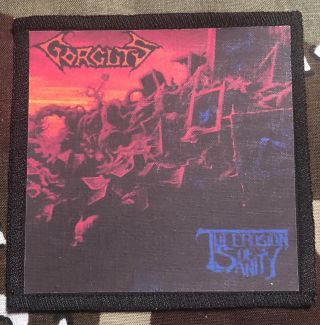 Gorguts Erosion Of Sanity Printed Patch G030p Death Bolt Thrower Suffocation