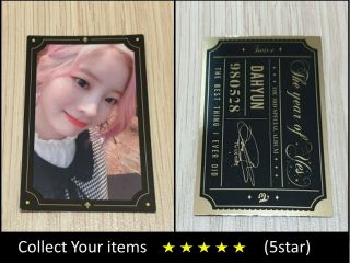 Twice 3rd Special Album The Year Of Yes Dahyun E Official Photo Card