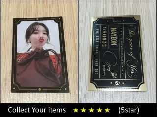 Twice 3rd Special Album The Year Of Yes Nayeon B Official Photo Card