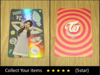Twice 3rd Mini Album Coaster Lane1 Tt Holo Sana Official Photo Card