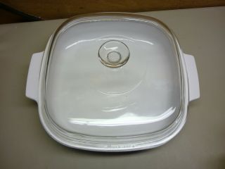 Corning Wildflower A - 10 - B 10 x 10 x 2 Casserole with Dome Lid 2