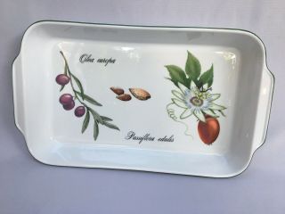 Apilco French Porcelain Open Casserole Dish - Elysian Garden - Roasting Dish