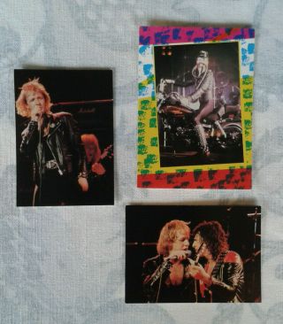 Judas Priest Postcard Photos X3 Vintage 509 Rob Halford