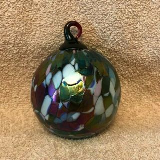 Hand Made 5 " Art Glass Witch 