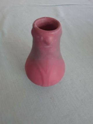 Van Briggle Pottery 6” Bud Vase 3,  Pink Matt,  Circa 1940