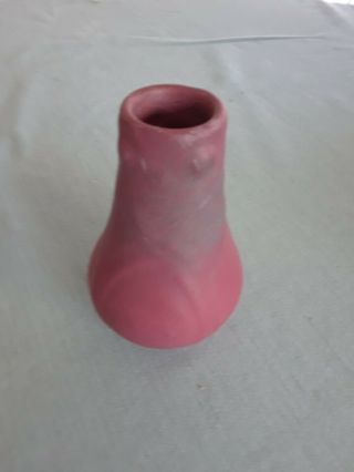 Van Briggle Pottery 6” Bud Vase 3,  Pink Matt,  Circa 1940 2