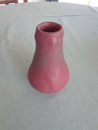 Van Briggle Pottery 6” Bud Vase 3,  Pink Matt,  Circa 1940 3