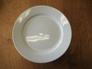 Williams Sonoma Essential White Dinner Plate 10 3/4 " Wide Rim Heavy 2 Available