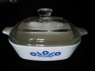 Lid only Vintage for Corning Ware P - 41 Petite pan 1.  75 cups CORNFLOWER, 2