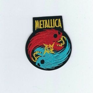Metallica Skulls Yin Yang Embroidered Patch