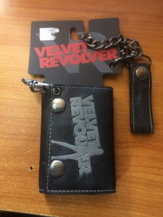 Velvet Revolver Wallet With Chain.  Rare,  Collectible