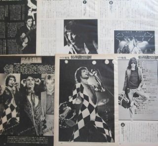 Freddie Mercury Queen Steven Tyler Aerosmith 1978 Clipping Japan Tm 7j 13page