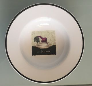Radish “a La Carte” Pasta / Serving Bowl Made In Portugal