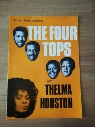 The Four Tops With Thelma Houston Concert Souvenir Programme