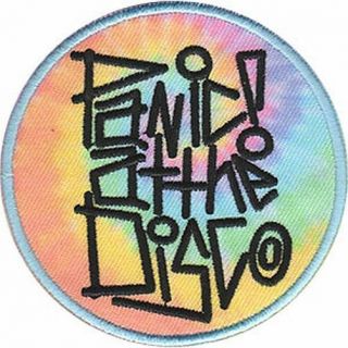 Panic At The Disco - Tye Dye Logo - Embroidered Patch - - Music 4569