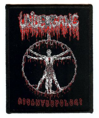 Undergang Misantropologi Woven Patch Death Metal Bolt Thrower Rottrevore Disma