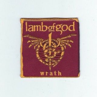 Lamb Of God Wrath Embroidered Patch