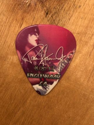 Kiss Tour Guitar Pick Live Icon Paul Stanley Rock Band 8/8/12 Colorado Starchild
